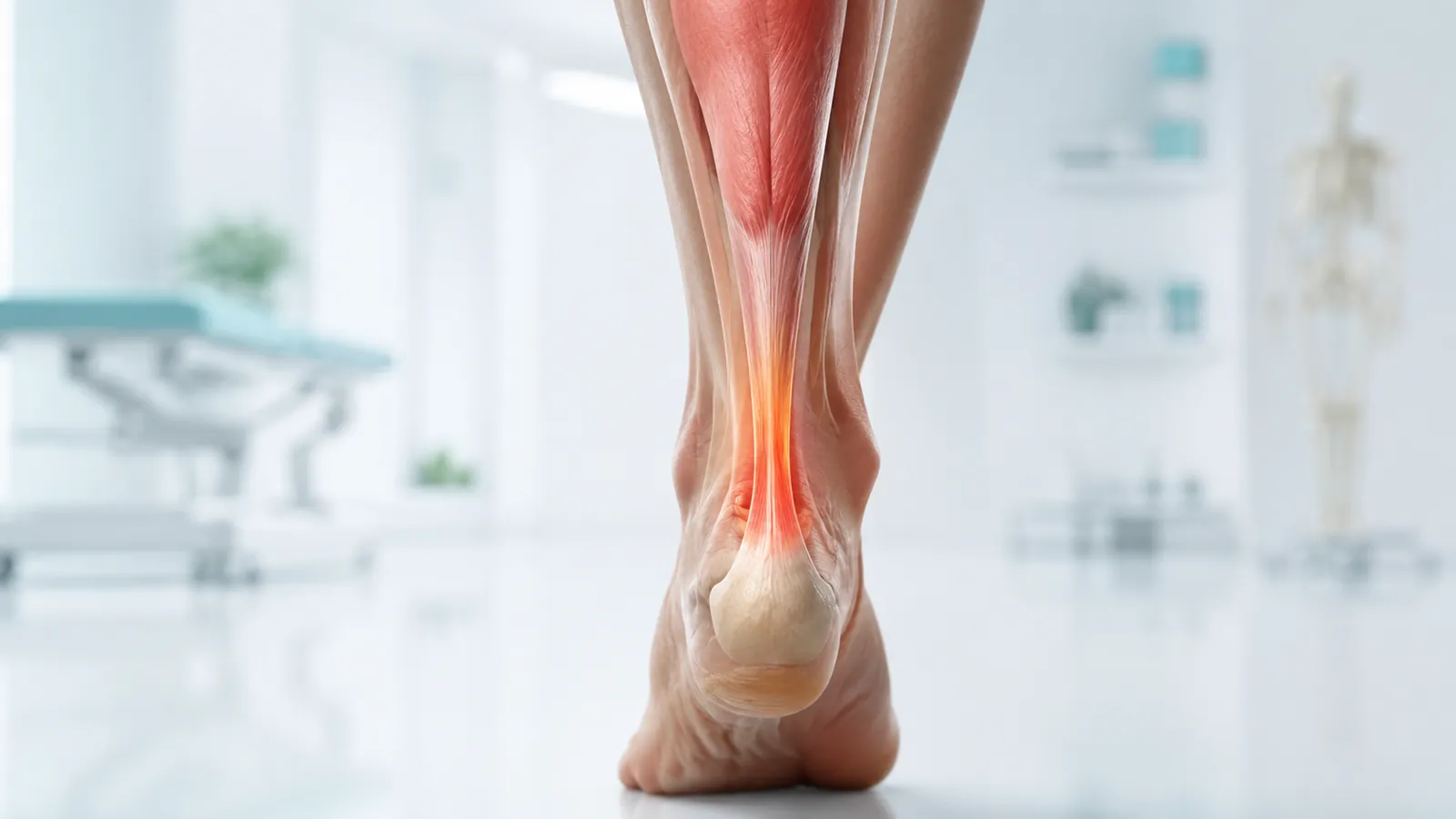 Wizualizacja anatomiczna ścięgna Achillesa